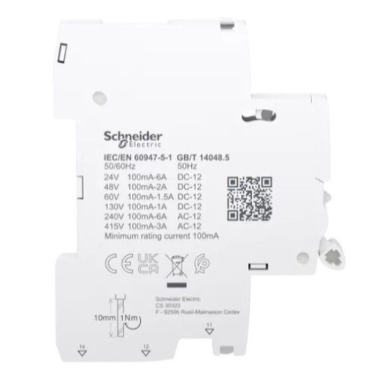Допоміжний контакт Schneider Electric Acti9 iOF від 100мА до 6А