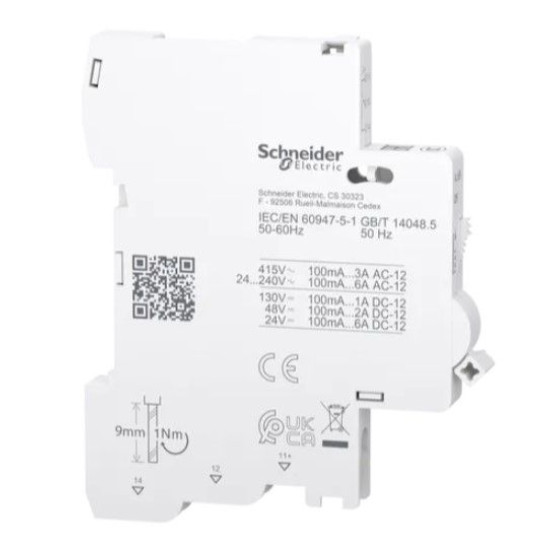 Допоміжний контакт Schneider Electric Acti9 iOF від 100мА до 6А C60/C120