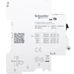 Допоміжний контакт Schneider Electric Acti9 iSD від 100мА до 6А C60/C120