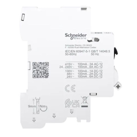 Допоміжний контакт Schneider Electric Acti9 iSD від 100мА до 6А C60/C120