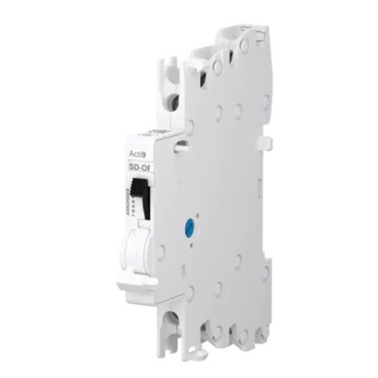 Допоміжний контакт Schneider Electric Acti9 OF/SD+OF від 100мА до 6А C60/C120