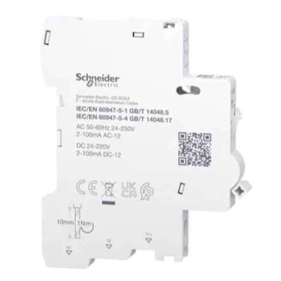 Допоміжний контакт Schneider Electric Acti9 iOF від 2мА до 100мА C60/C120