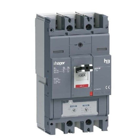 Автоматичний вимикач Hager HMJ400DR TMx630 220/415В 50кА 3P