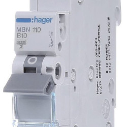 Автоматичний вимикач Hager MBN110 6кА B 10A 1P