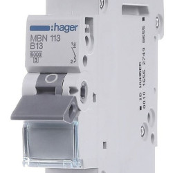 Автоматичний вимикач Hager MBN113 6кА B 13A 1P