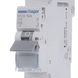 Автоматичний вимикач Hager MCN104 6кА C 4A 1P