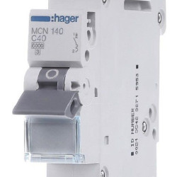 Автоматичний вимикач Hager MCN140 6кА C 40A 1P