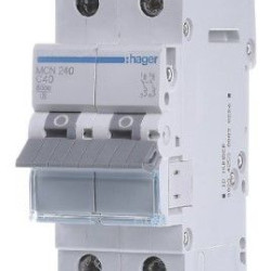 Автоматичний вимикач Hager MCN240 6кА C 40A 2P
