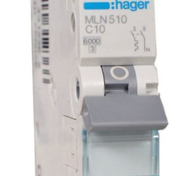 Автоматичний вимикач Hager MLN540 6кА C 40A 1P+N