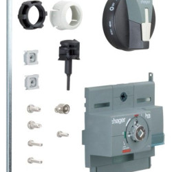 Поворотна подовжена ручка Hager HXB031H з можливістю блокування x250 IP55