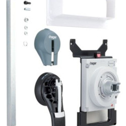 Поворотна подовжена ручка Hager HXC031H з можливістю блокування h250 IP55