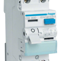 ПЗВ Hager CDS263D QC 2P 63A 30мА A