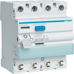 ПЗВ Hager CDS440D QC 4P 40A 30мА A