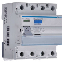ПЗВ Hager CFA463D 4P 6кА 63A 300мА A