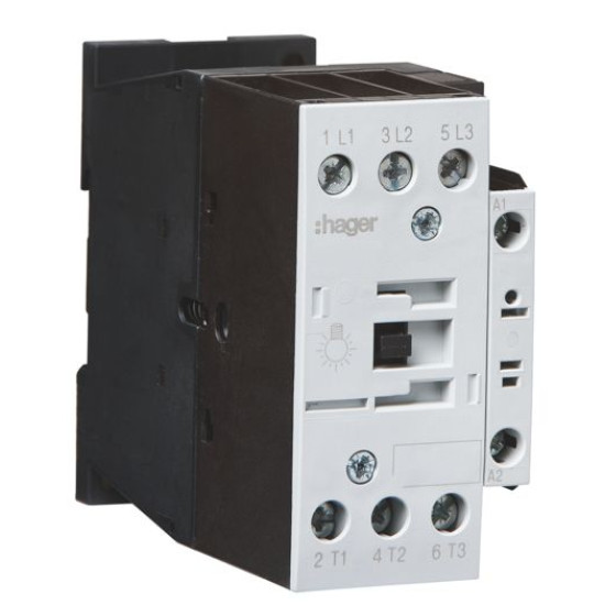 Корпусний контактор Hager EVL021C 3P 21А 230В АС AC-5b