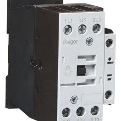 Корпусний контактор Hager EVL021D 3P 21А 24В АС AC-5b