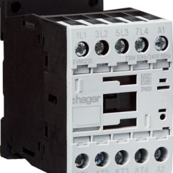 Корпусний контактор Hager EVN022C 4P 22А 230В АС AC-1