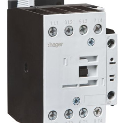 Корпусний контактор Hager EVN03210D 4P 32А 24В AC 1НВ AC-1