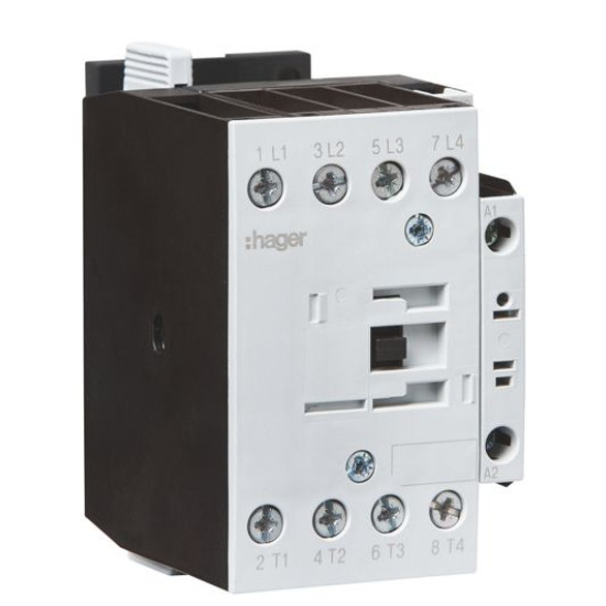 Корпусний контактор Hager EVN03210E 4P 32А 24В DC 1НВ AC-1