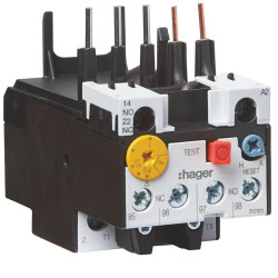 Теплове реле Hager EVB0006A 0,4-0,6А до EV007...EV015 1НВ+1НЗ