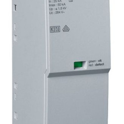 Вставний модуль Hager SPA080 L-N 264В 25кА 1.5кВ для SPA180