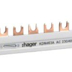 Фазна шина Hager KDN464A 4P 10мм² 12M для ADZ