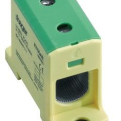 Клема для Al+Cu Hager K150AE 25-150мм2 жовто-зелена