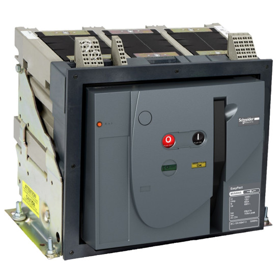 Повітряний автоматичний вимикач Schneider Electric MVS1250А MVS12H3MF0D 1250А 65кА 3P стаціонарний