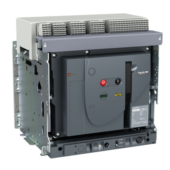 Повітряний автоматичний вимикач Schneider Electric MVS3200А MVS32N3MW0D 3200А 50кА 3P викатний