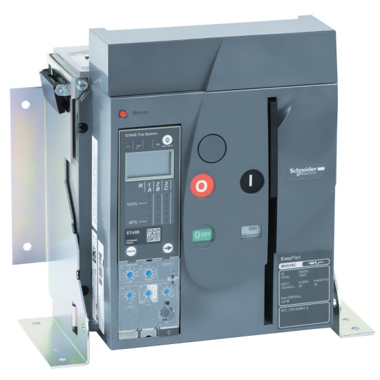 Повітряний автоматичний вимикач Schneider Electric MVS630А MVS06C3MF2A 630А 50кА 3P стаціонарний