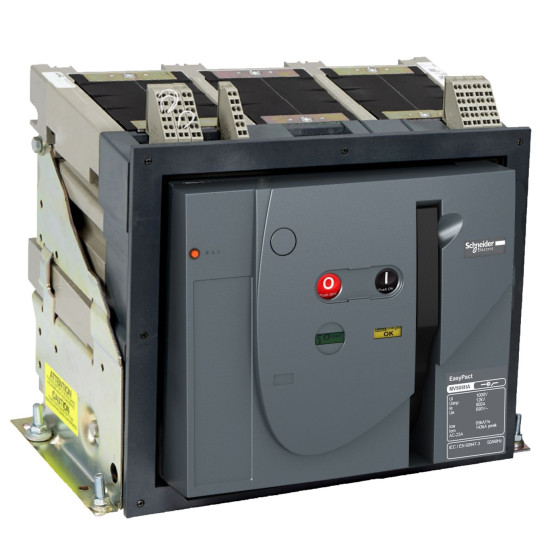 Повітряний автоматичний вимикач Schneider Electric MVS800А MVS08N3MF0D 800А 50кА 3P стаціонарний