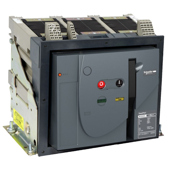 Повітряний автоматичний вимикач Schneider Electric MVS800А MVS08H3MF0D 800А 65кА 3P стаціонарний