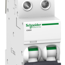 Автоматичний вимикач Schneider Electric iC60H A9F84202 2P 2A C