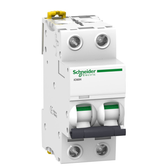 Автоматичний вимикач Schneider Electric iC60H A9F84202 2P 2A C