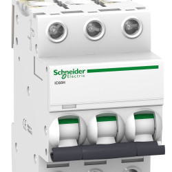 Автоматичний вимикач Schneider Electric iC60H A9F89363 3P 63A C