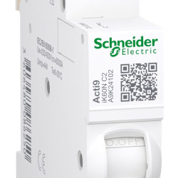 Автоматичний вимикач Schneider Electric iK60 A9K24102 1P 2A C