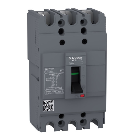 Автоматичний вимикач Schneider Electric EASYPACT EZC100H 3P 30кА 100А