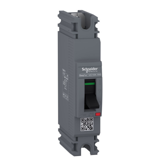 Автоматичний вимикач Schneider Electric EASYPACT EZC100N 1P 18кА 80A