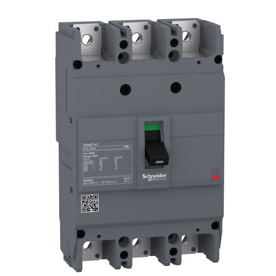 Автоматичний вимикач Schneider Electric EASYPACT EZC250N 3P3T 25кА 100А