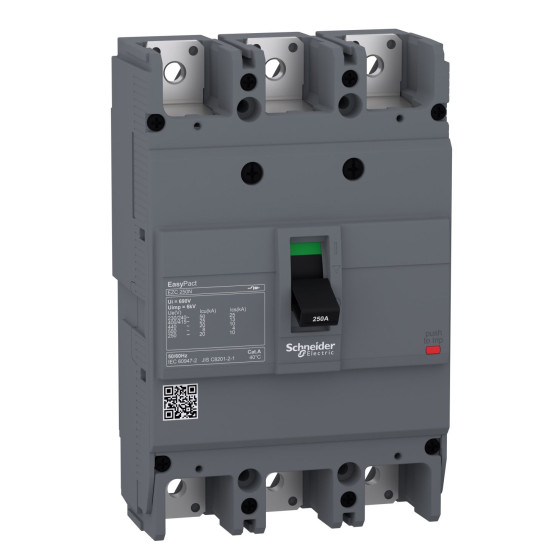 Автоматичний вимикач Schneider Electric EASYPACT EZC250N 3P3T 25кА 175A