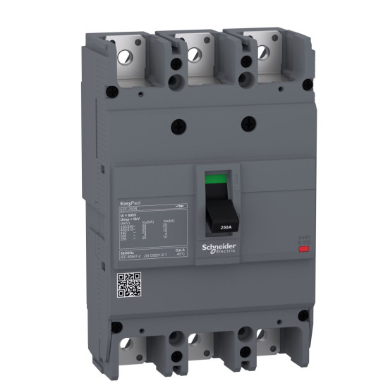 Автоматичний вимикач Schneider Electric EASYPACT EZC250N 3P3T 25кА 225A