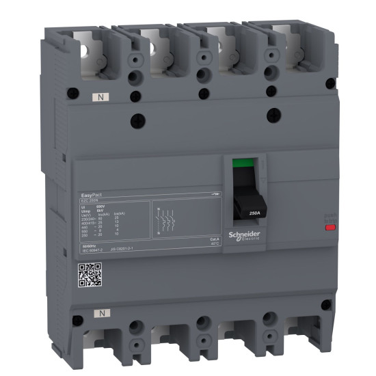 Автоматичний вимикач Schneider Electric EASYPACT EZC250N 4P3T 25кА 100А