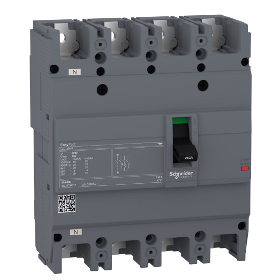 Автоматичний вимикач Schneider Electric EASYPACT EZC250N 4P3T 25кА 125А