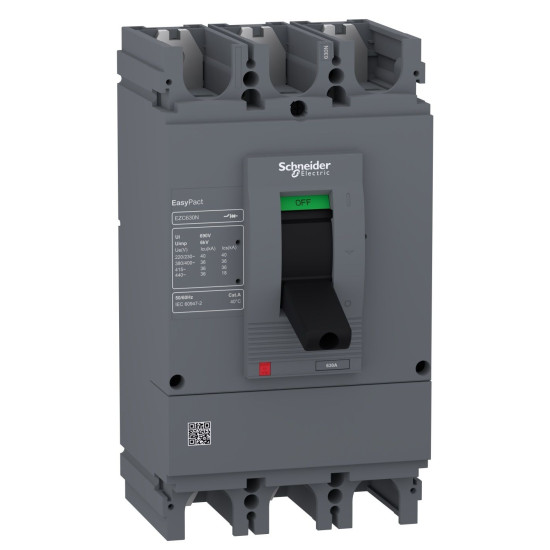 Автоматичний вимикач Schneider Electric EASYPACT EZC630N 3P3D 36кА 600А