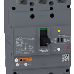 Автоматичний вимикач Schneider Electric EASYPACT EZCV250N 3P3T 25кА 175А