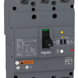 Автоматичний вимикач Schneider Electric EASYPACT EZCV250N 3P3T 25кА 63А