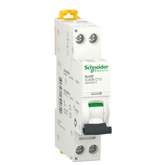 Автоматичний вимикач Schneider Electric Acti9 A9P54613 1P+N 13А C 6кА