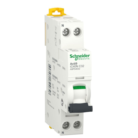 Автоматичний вимикач Schneider Electric Acti9 A9P54632 1P+N 32А C 6кА