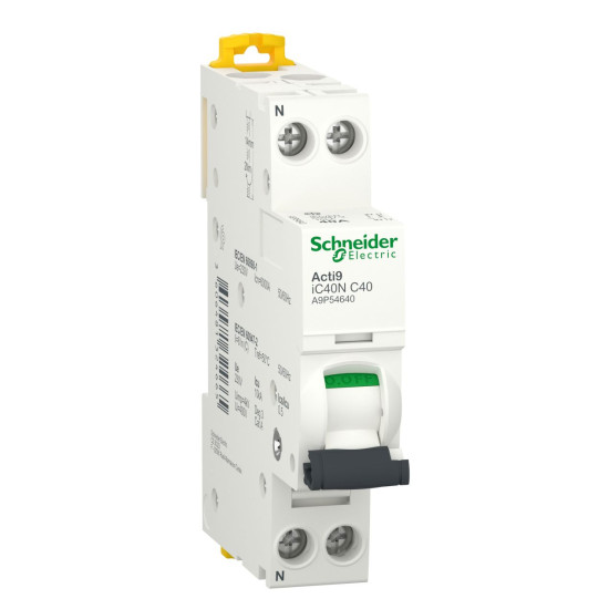 Автоматичний вимикач Schneider Electric Acti9 A9P54640 1P+N 40А C 6кА