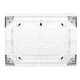 Навісний щит Schneider Electric PrismaSeT XS LVSXQ118 1 ряд 18М білі двері